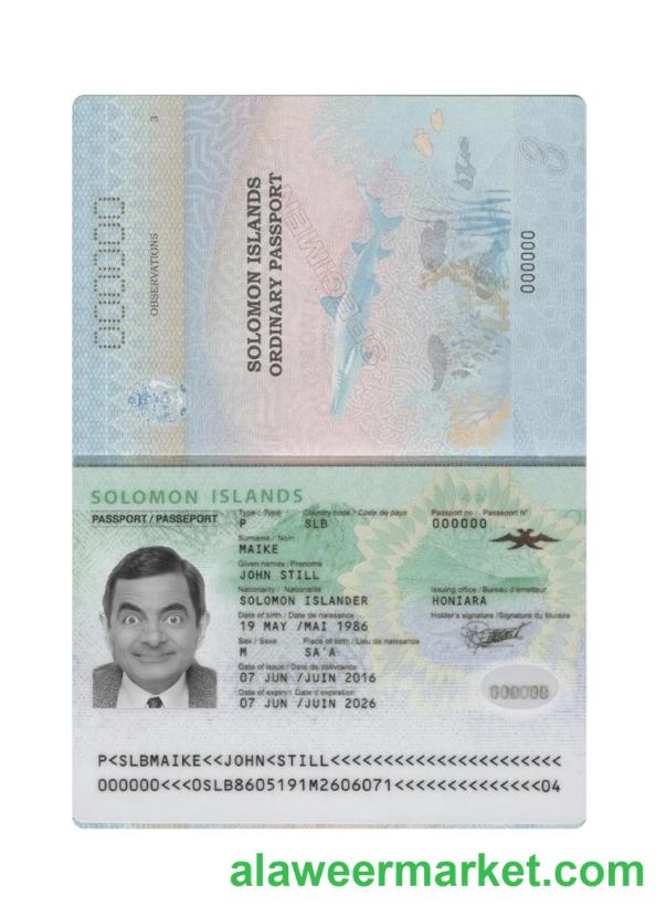 Solomon Islands passport